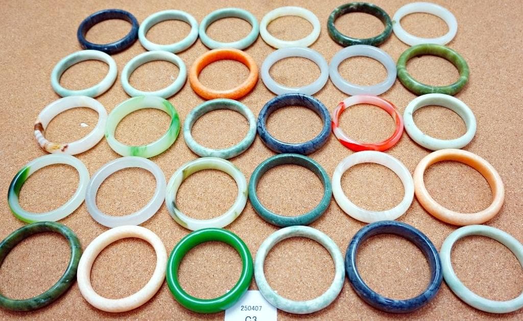 天然石 バングル 30点 ブレスレット Nm26-250407C3