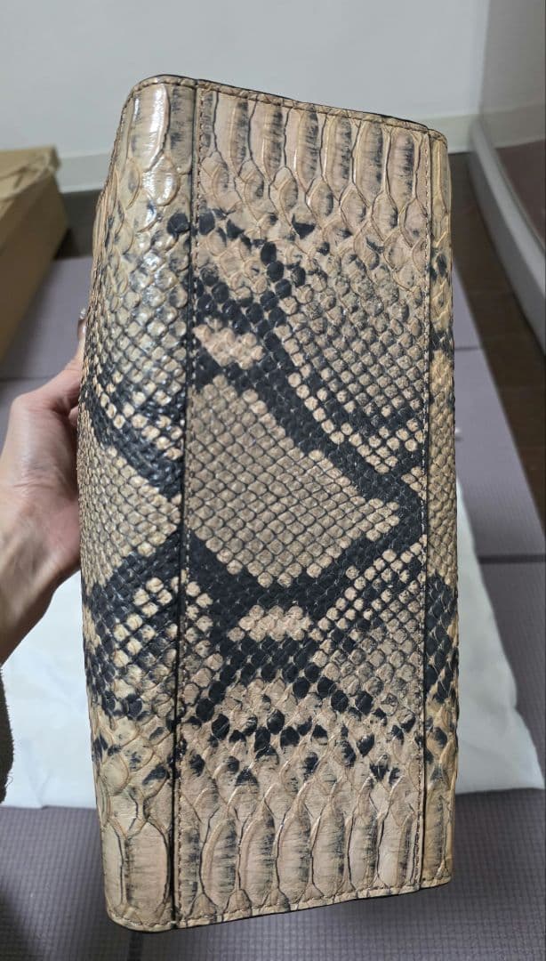 COACH ヘビ柄 ハンドバッグ 保存袋付き