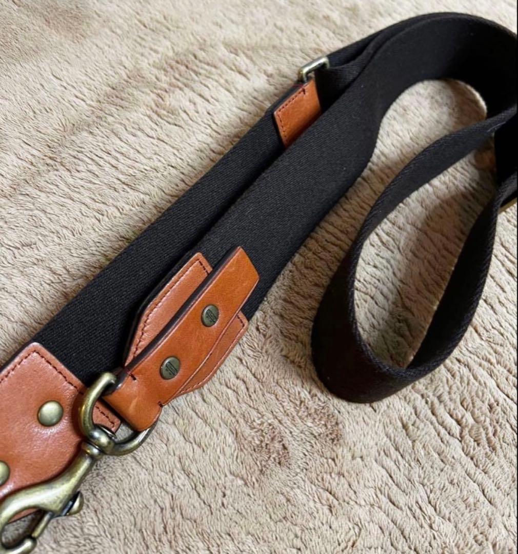 COACH レザーバッグ用 ショルダーストラップ キャンバス ゴールド金具 新品
