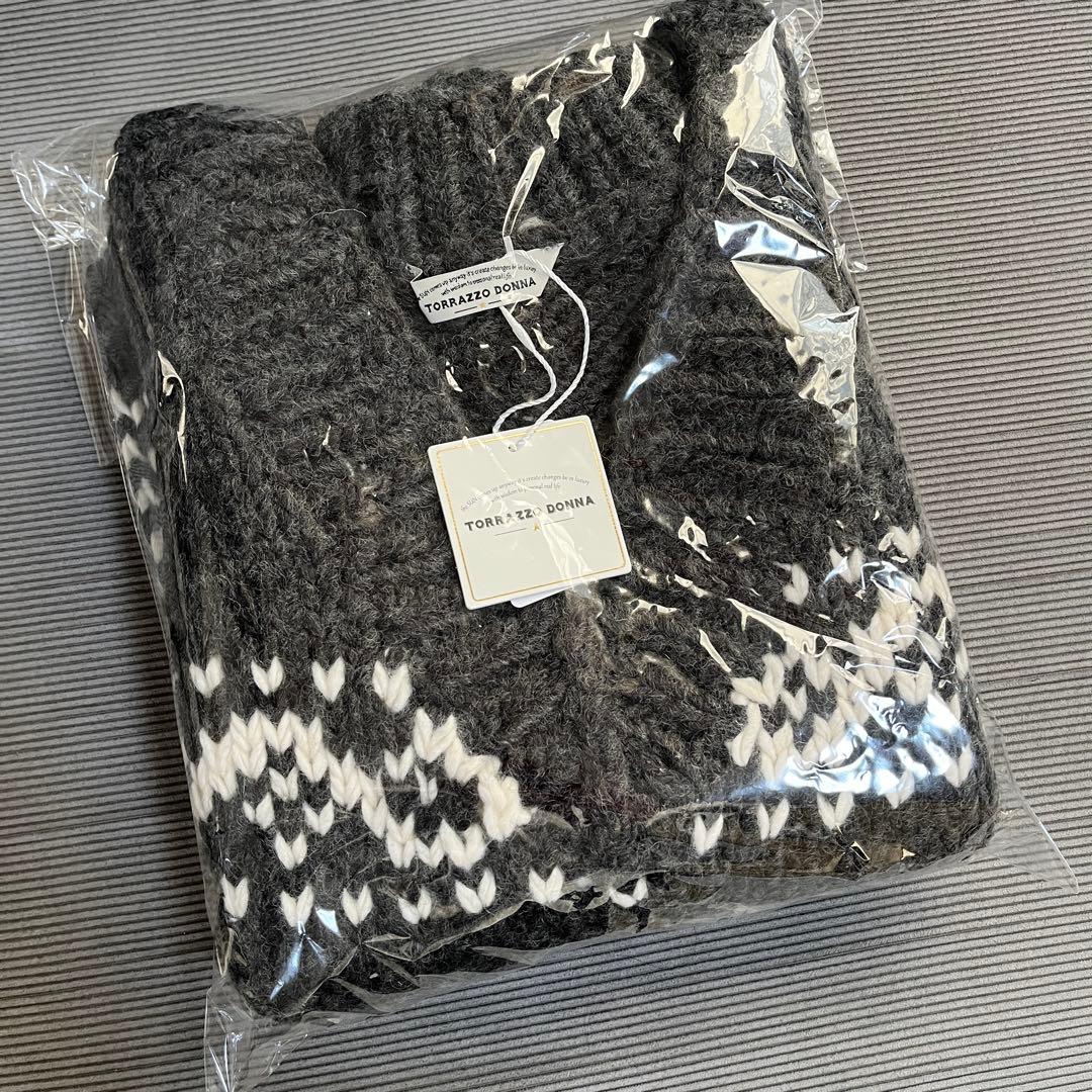 TORRAZZO DONNA ノルディックニットベスト　新品未使用