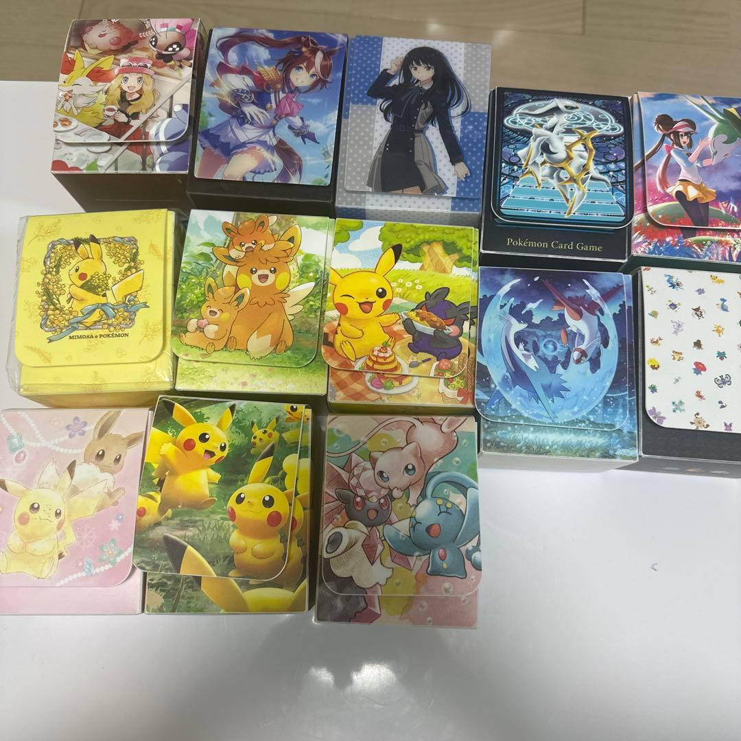 ポケモンカードゲーム　デッキケース まとめ売り　１３個セット