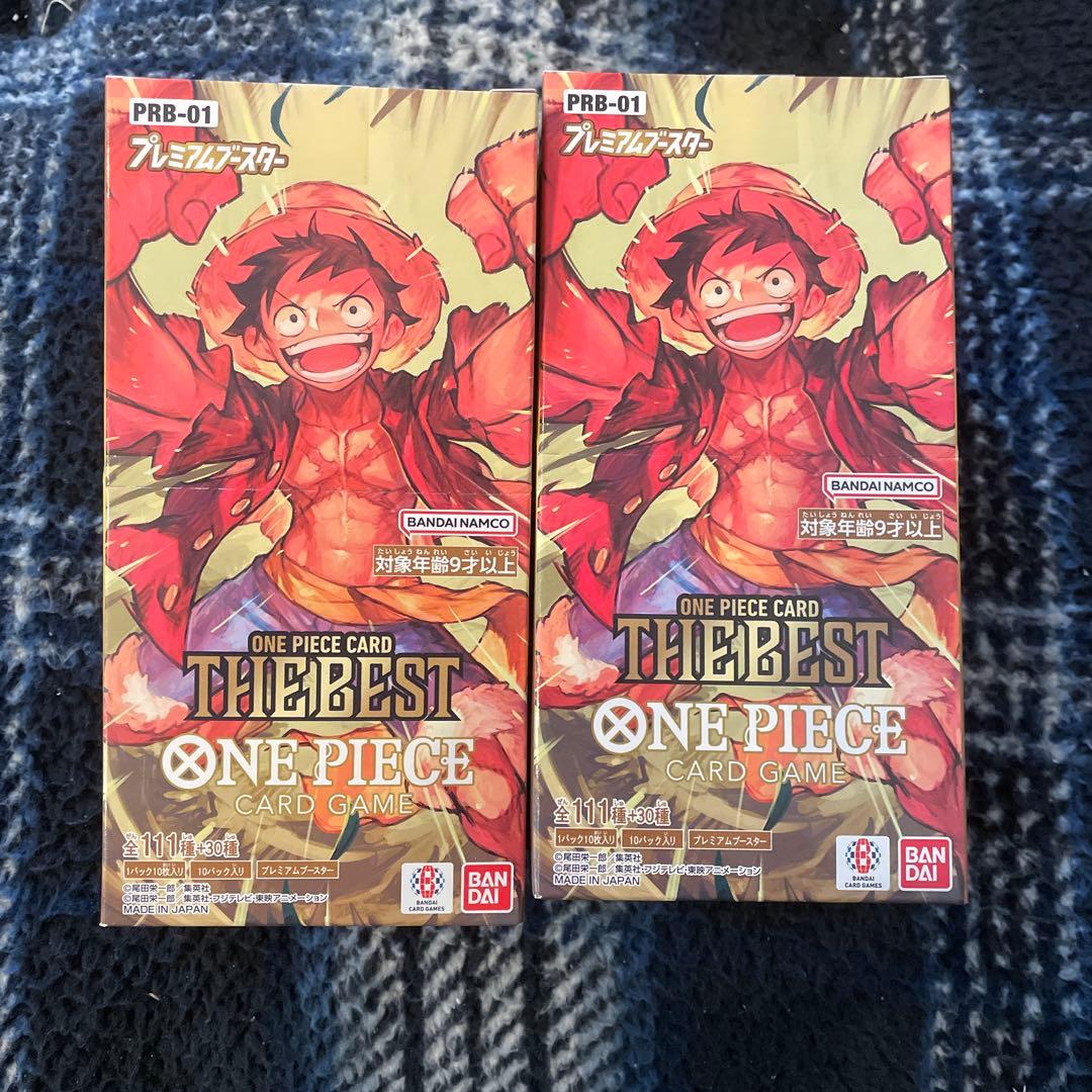 ワンピースカードゲームTHE BEST 未開封2box