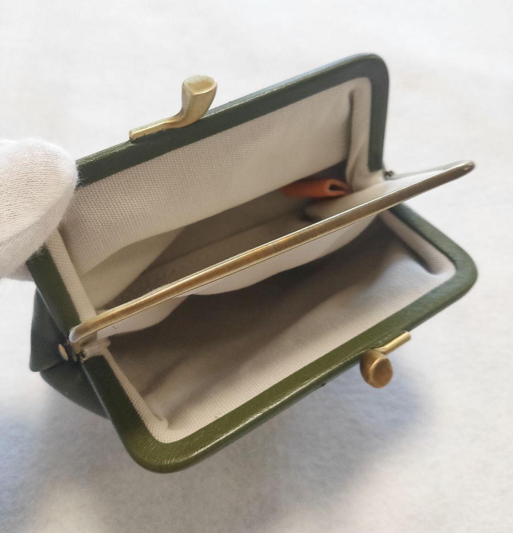 【限定色】イルビゾンテ がま口 ケース 小銭入れ フォレストグリーン