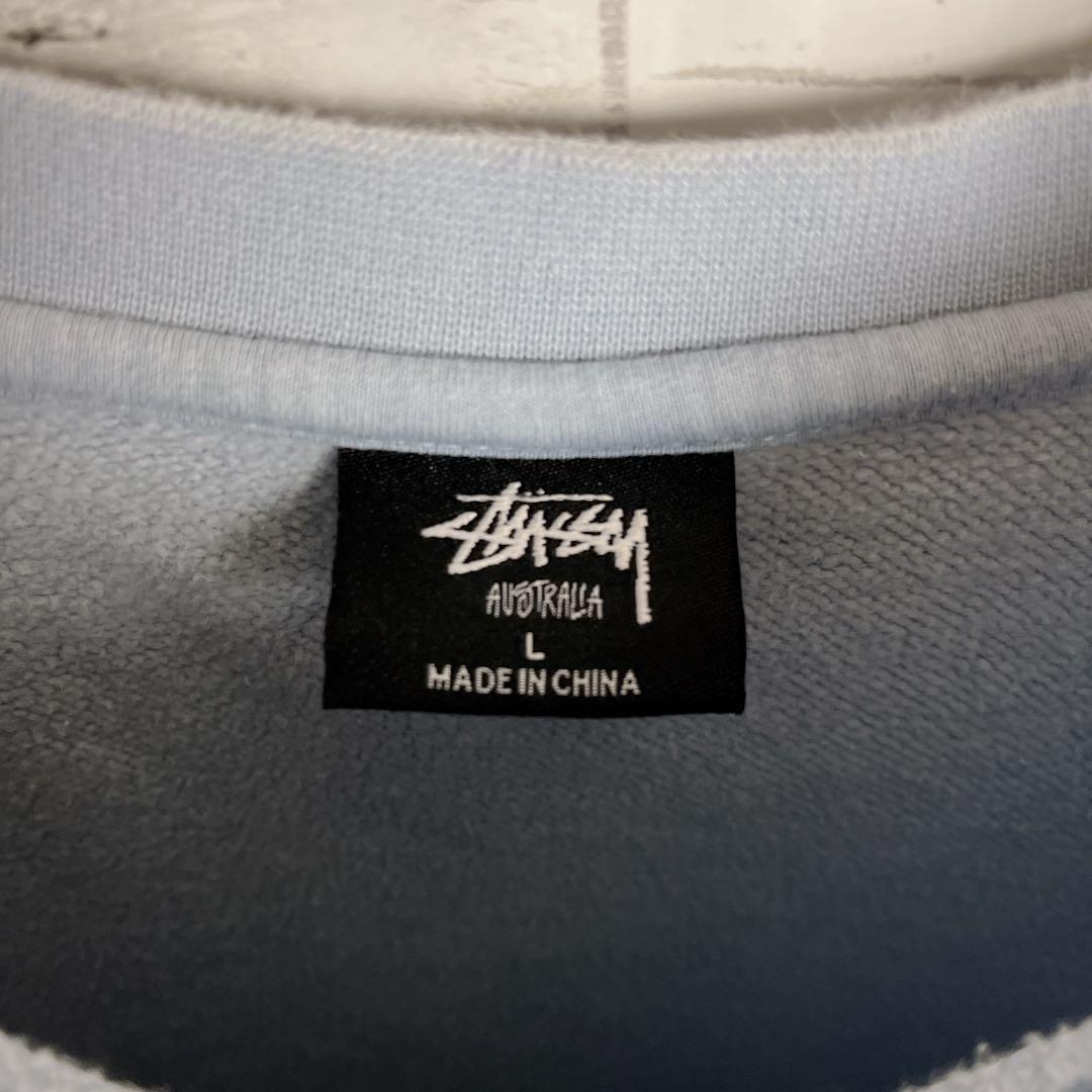 STUSSY◎オーストラリア ストックロゴ 刺繍 スウェット D321