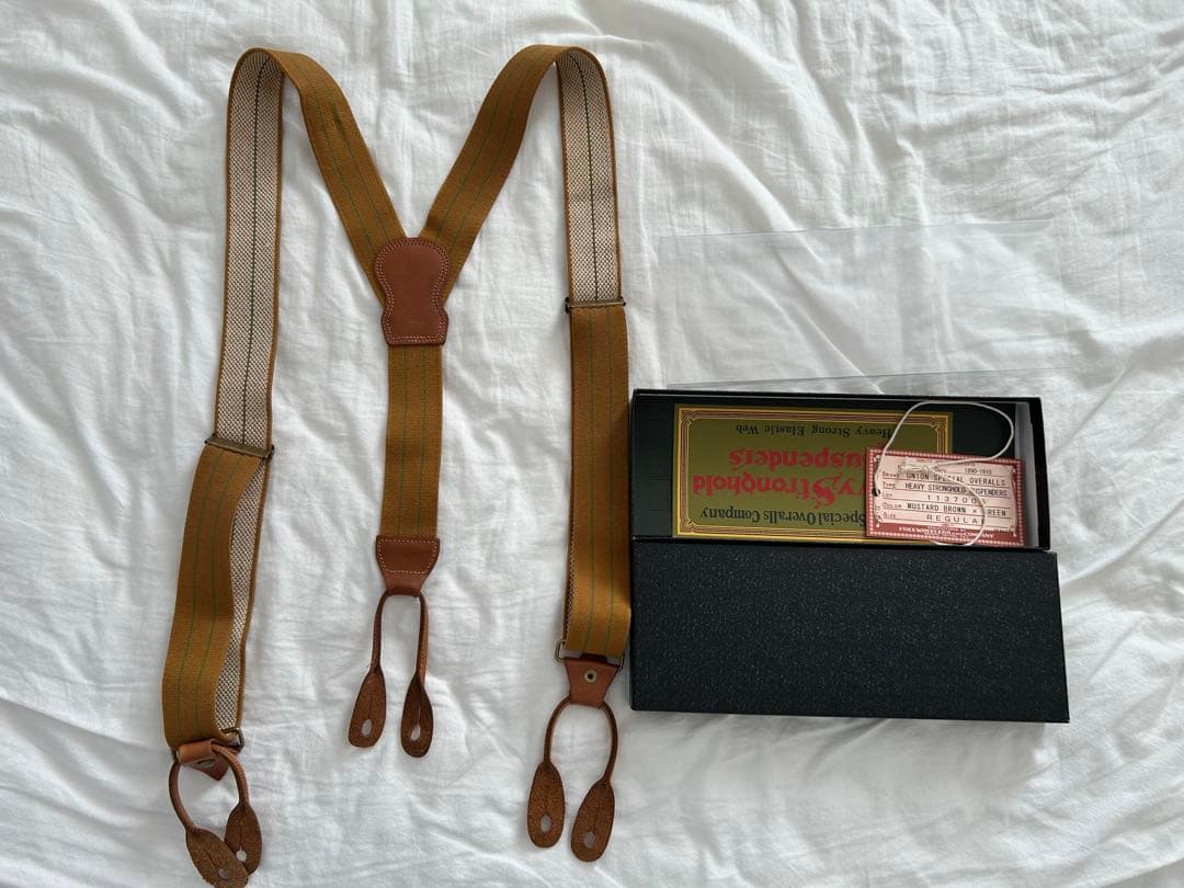 美品　FREEWHEELERS サスペンダー