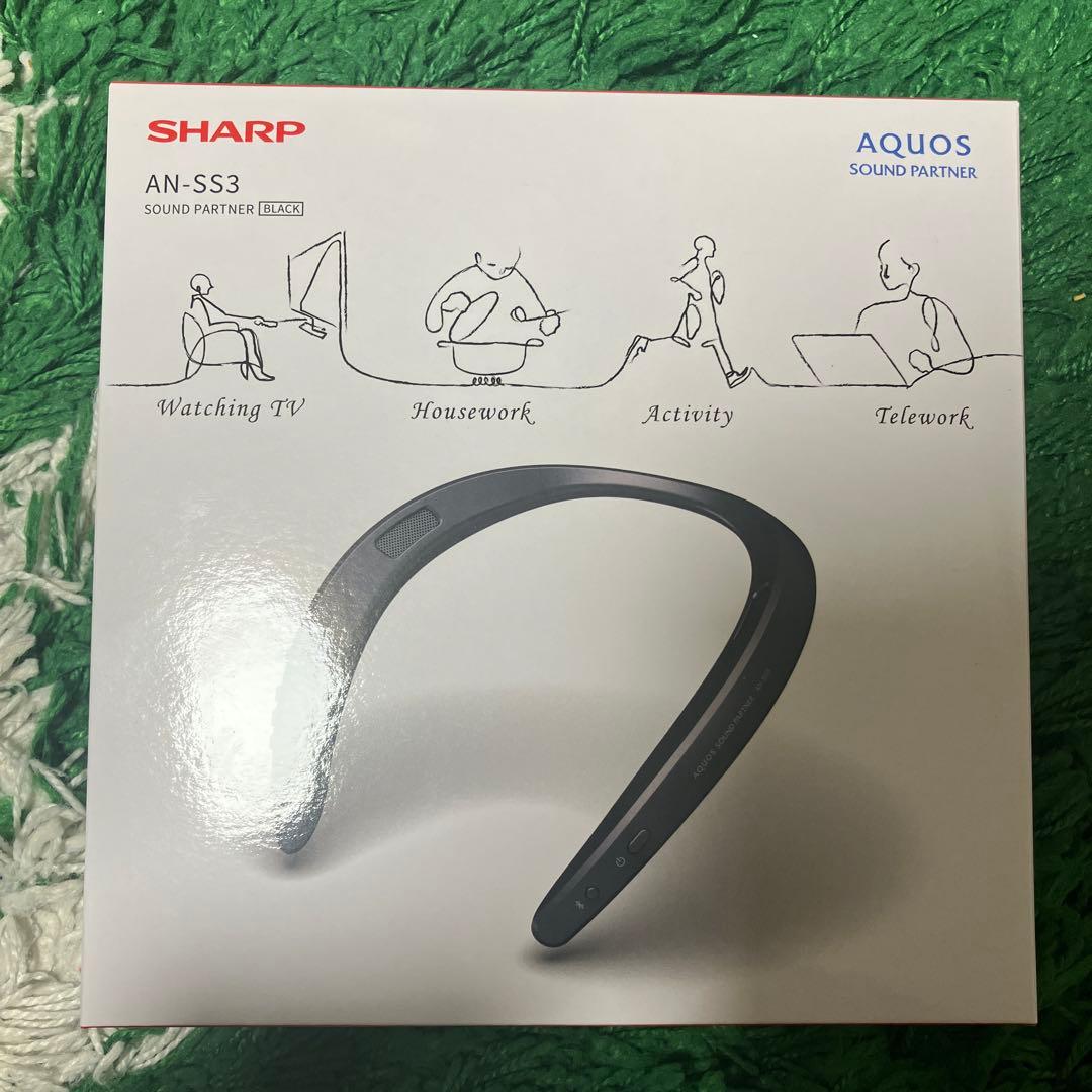 SHARP AN-SS3 ネックスピーカー　ブラック