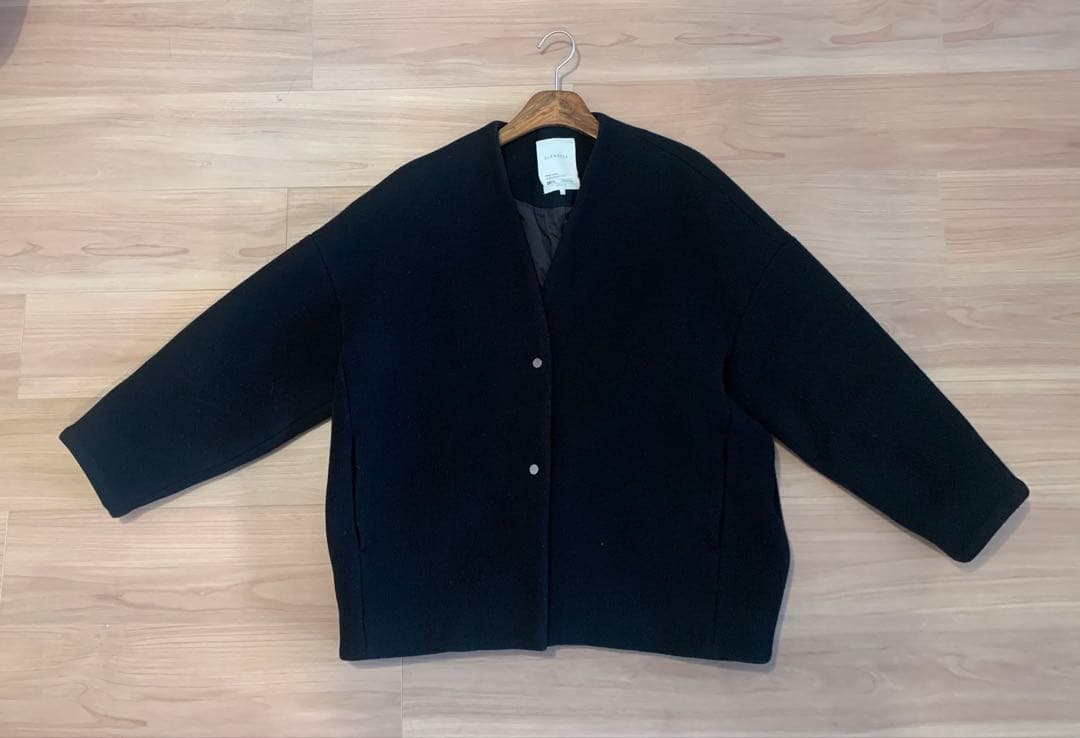 ELENDEEKウールコート ブラック