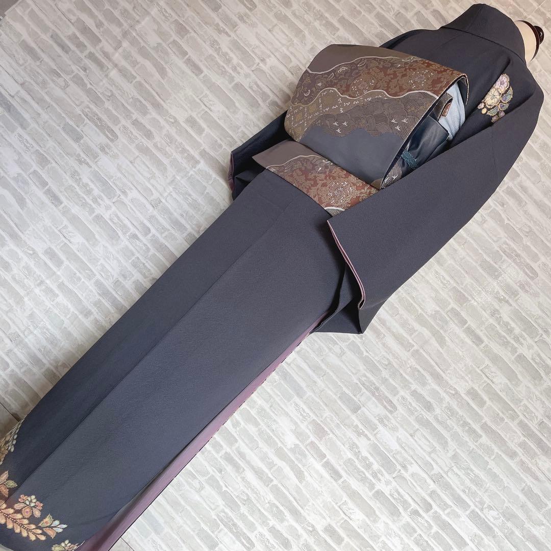 訪問着　フルセット　翠山　辻ヶ花　桐屋　新はじく絹のきもの加工　入学式　Q5