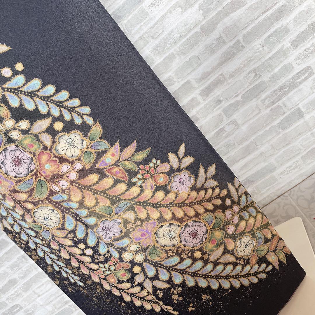 訪問着　フルセット　翠山　辻ヶ花　桐屋　新はじく絹のきもの加工　入学式　Q5