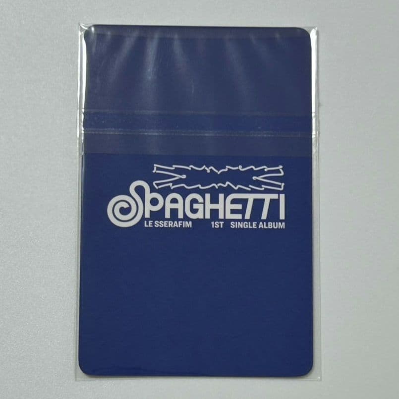 LE SSERAFIM SPAGHETTI 直筆サイン ユンジン