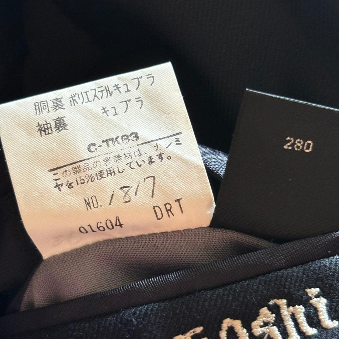 美品 バーバリーズ スーツ セットアップ 金ボタン ダブル カシミヤ混