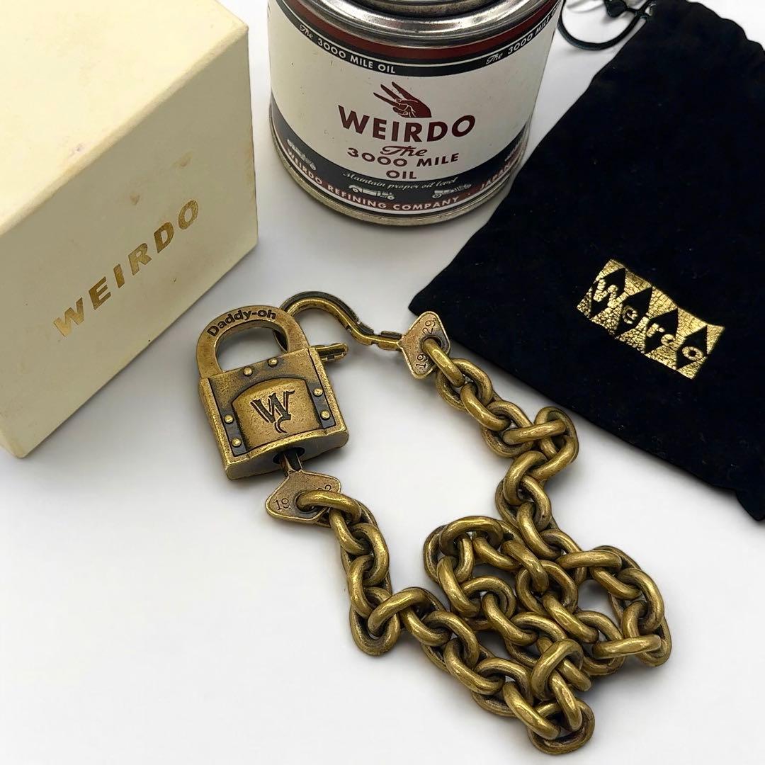 美品 WEIRDO ウィアード パドロック ウォレットチェーン メンズ 正規品