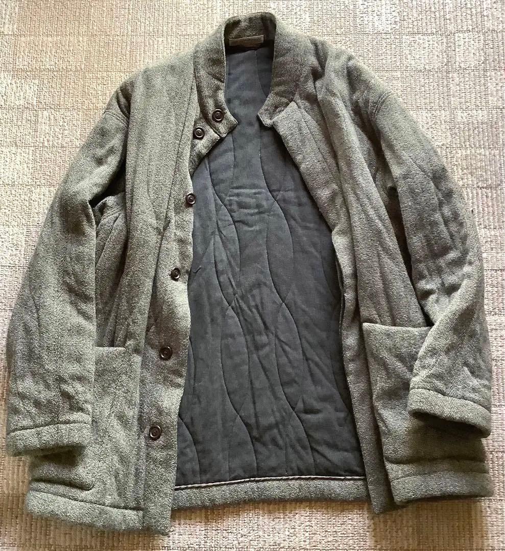 【美品】Emporio Armani エンポリオアルマーニ　ノーカラーコート