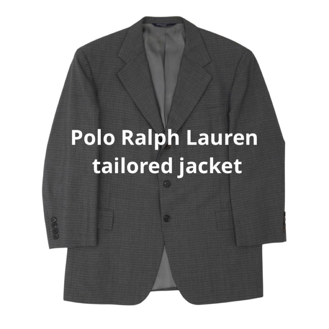 Polo Ralph Lauren グレー チェック柄 テーラードジャケット