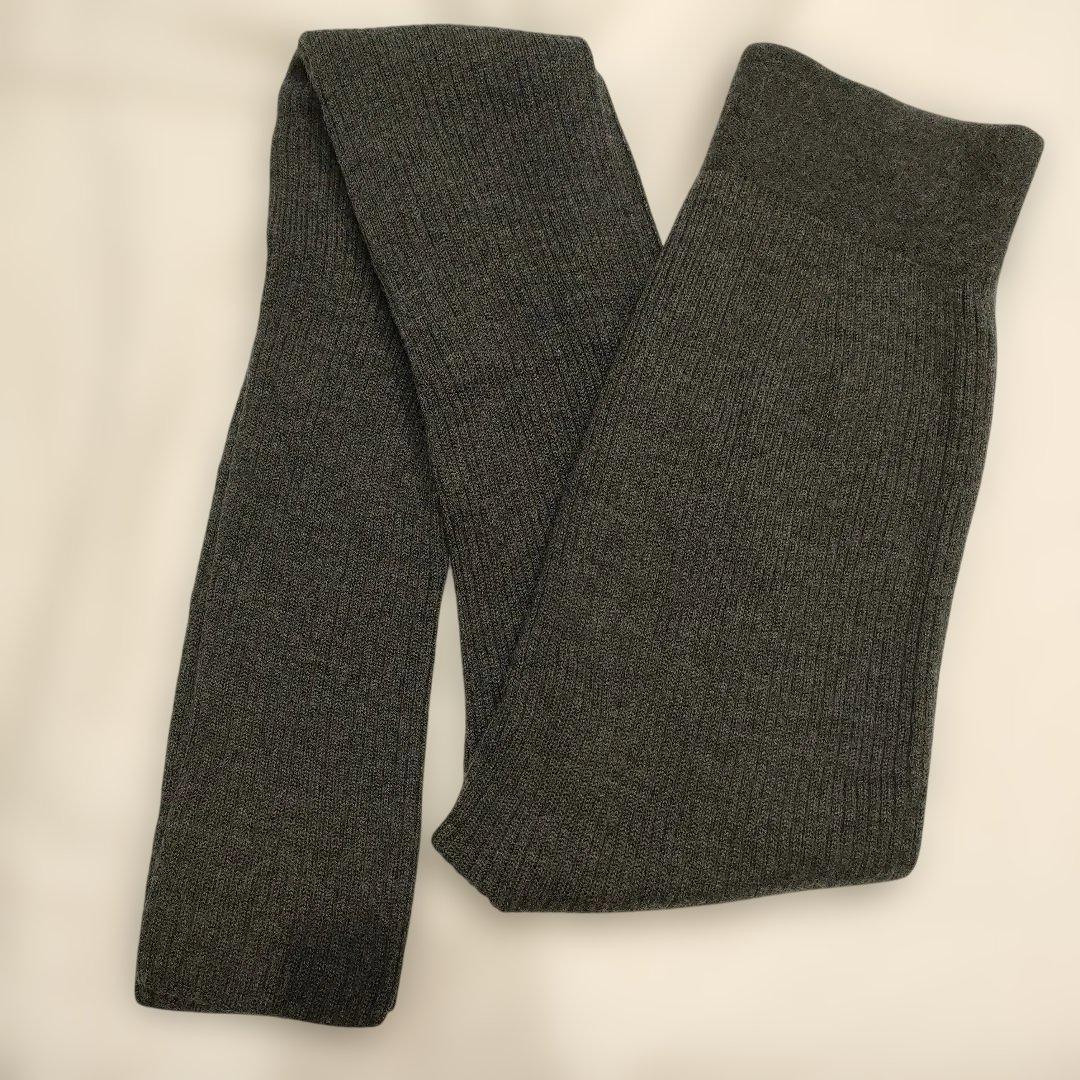 完売品！美品！ kotori works ウールリブ編みレギンス L