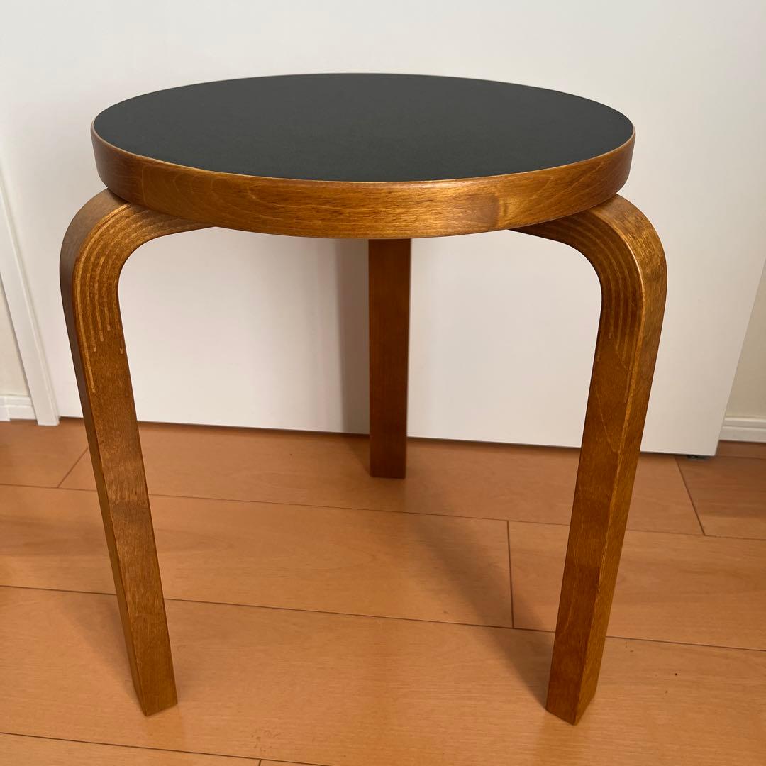 artek スツール60 ハニー　ブラック　別注廃盤品