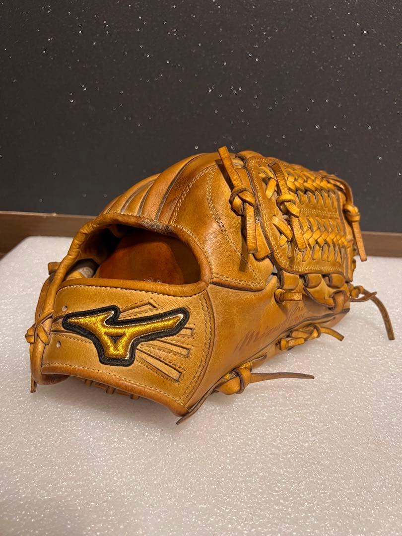 ★美品★ ミズノプロ オーダー 硬式用 内野手 サイズ9 キップレザー 刺繍なし