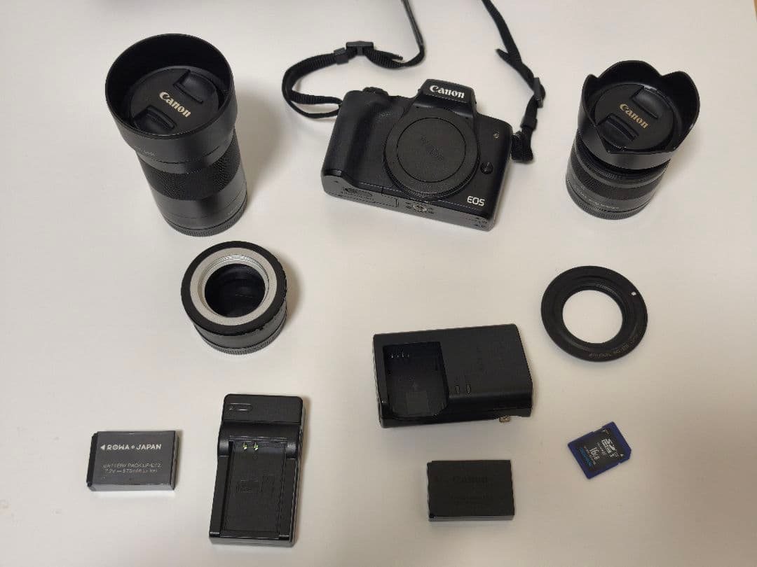 即撮影可！Canon ミラーレス EOS KISS M 、レンズ、その他セット