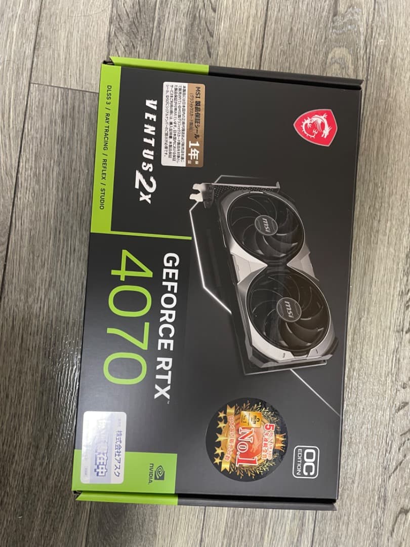 グラフィックボード・グラボ・ビデオカード GeForce RTX 4070 VENTUS 2X E1 12G OC