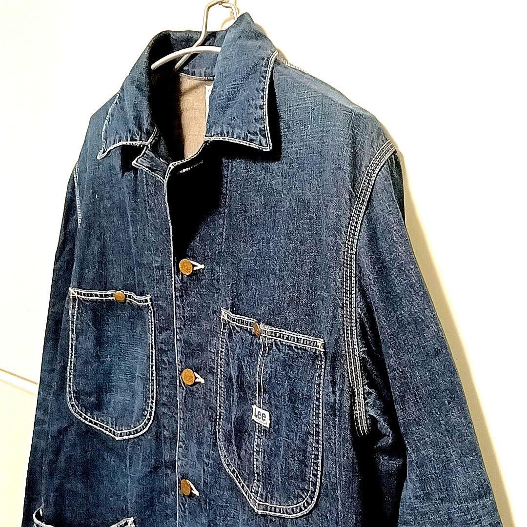 【ハウスマーク★Lサイズ】Lee 91-J　カバーオール　インディゴ ブルー