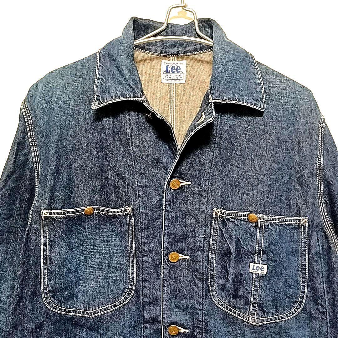【ハウスマーク★Lサイズ】Lee 91-J　カバーオール　インディゴ ブルー