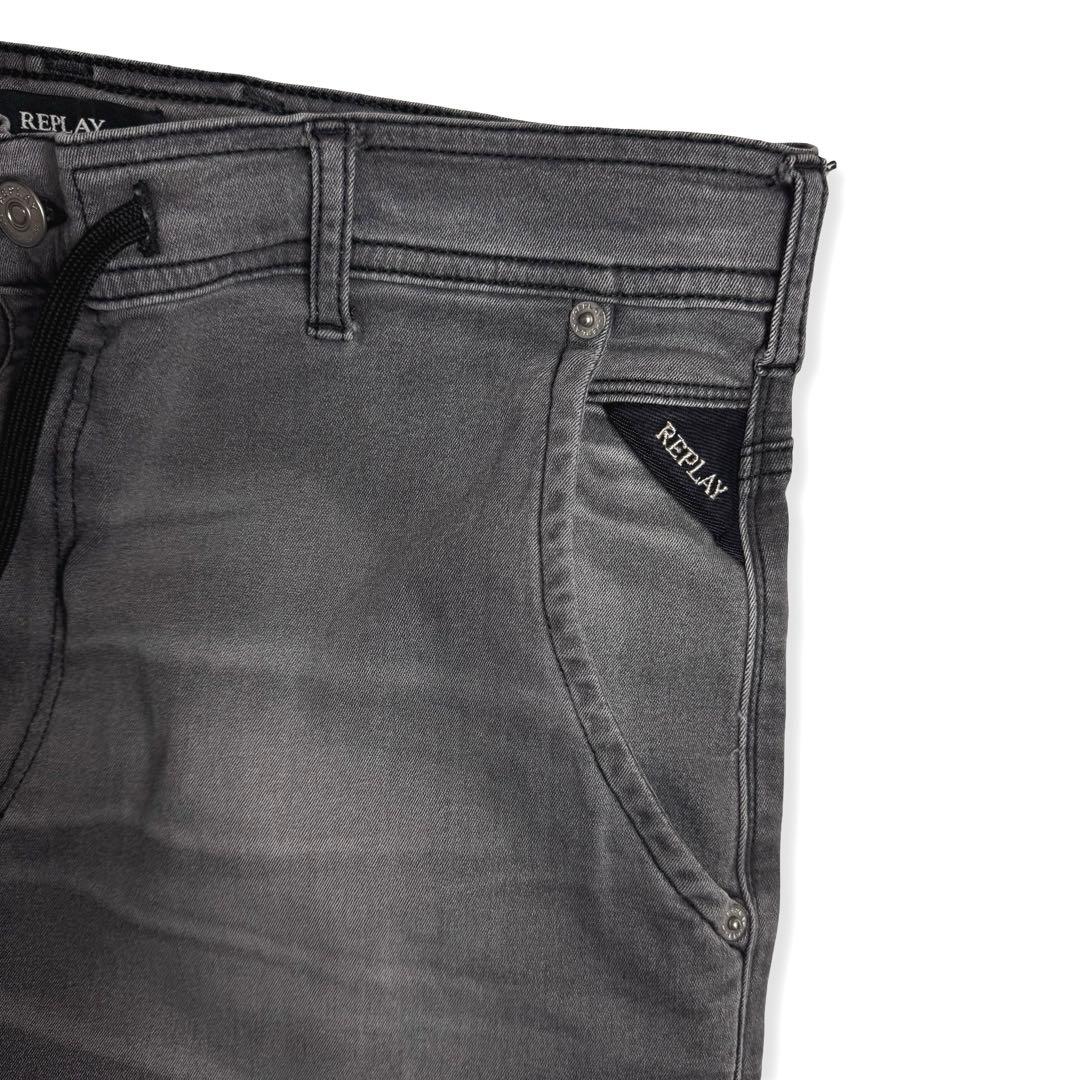 REPLAY｜ハイパーフリーデニムイージージョガーパンツ32リプレイ