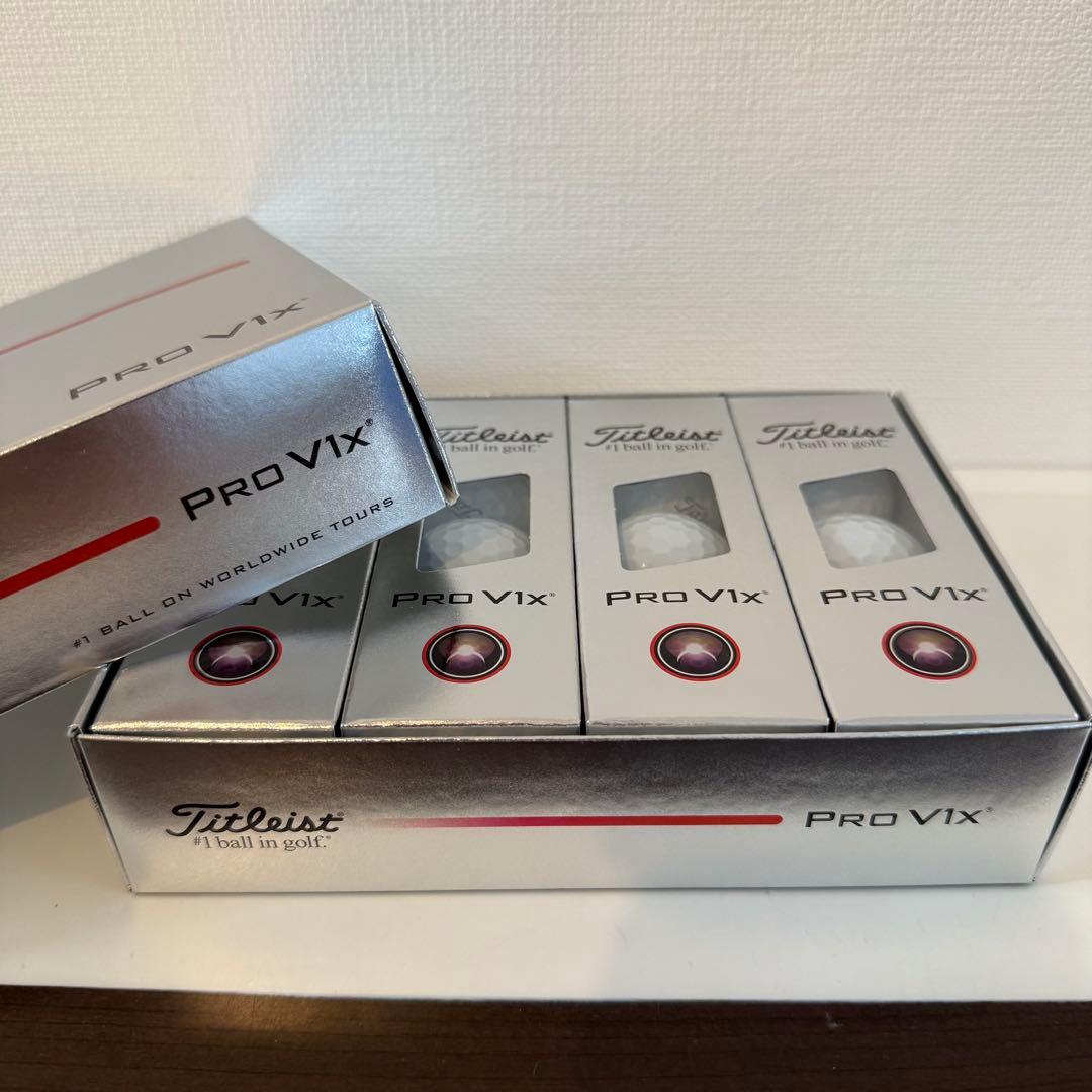 (4箱)2025 TITLEIST(タイトリスト)PROV1x (12球入
