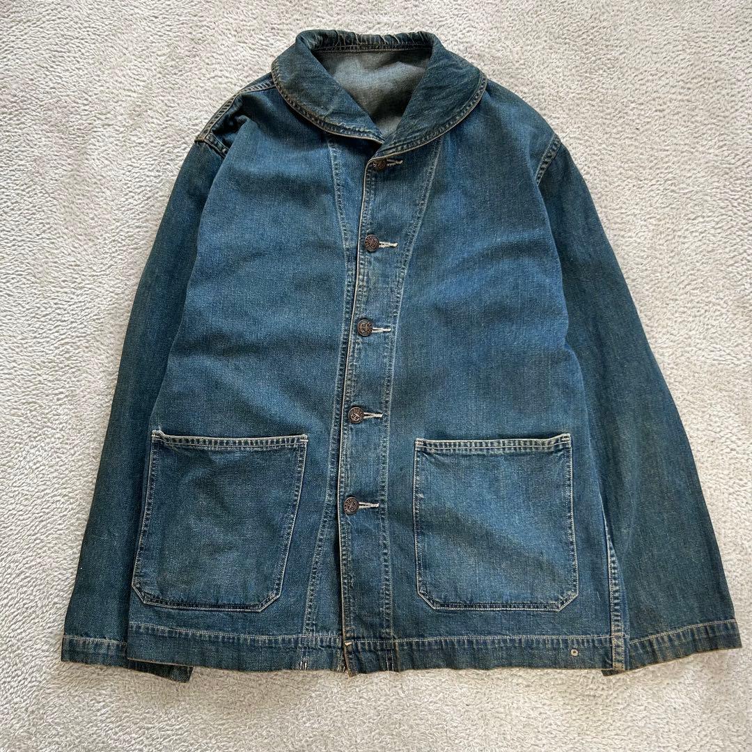 BUZZ RICKSON'S US NAVY デニム　ショールカラーカバーオール