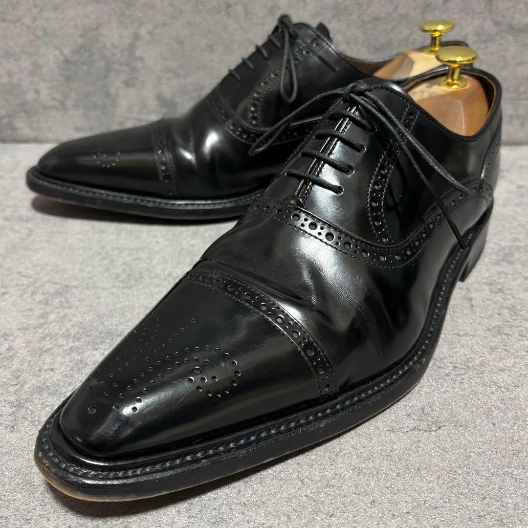 極美品　リーガル　ビジネスシューズ　ストレートチップ　ブラック　2270