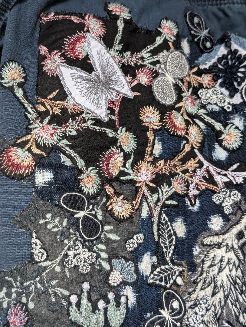 ガレ調《吉田カバンとWolf＆flower》藍染　古布　ミナ　pic　バック