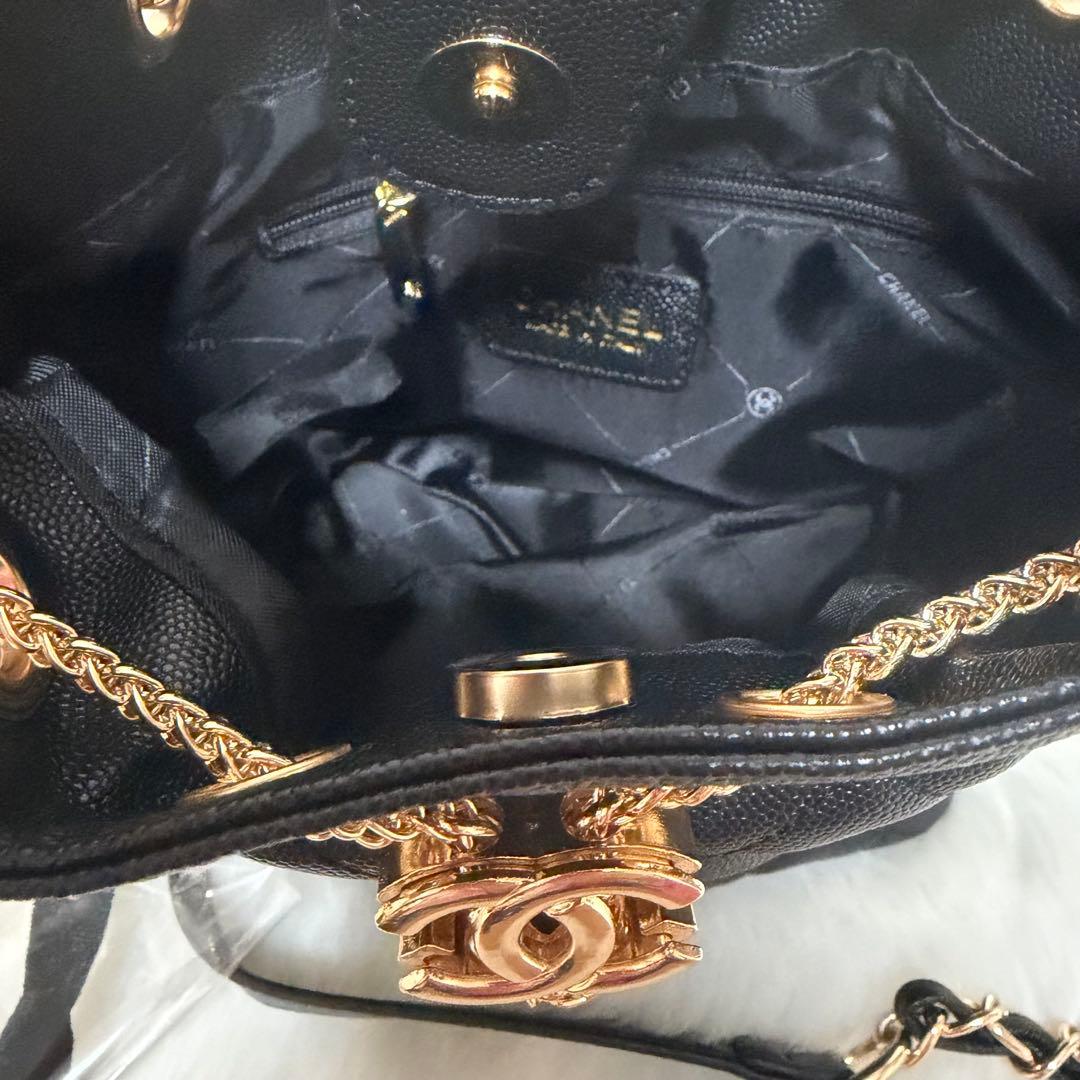 CHANEL ノベルティ 非売品 巾着 バケツ型 ショルダーバッグ