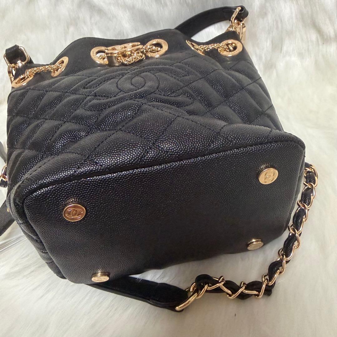 CHANEL ノベルティ 非売品 巾着 バケツ型 ショルダーバッグ