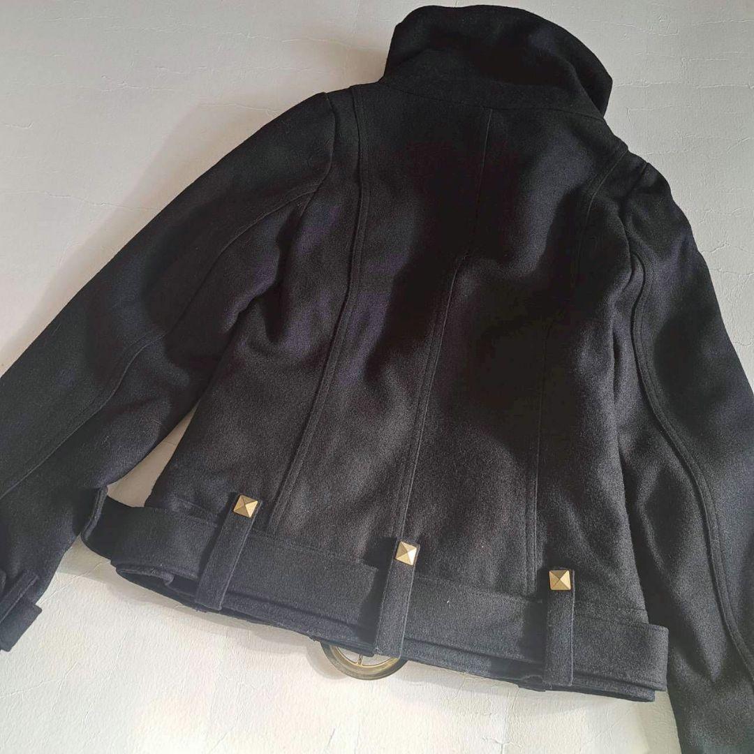 d.i.a ウールコート 金ボタン スタッズ バックル y2k 平成ギャル