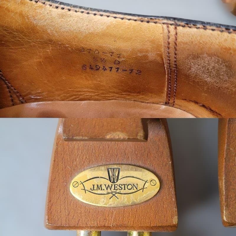 J.M.WESTON セミブローグ メダリオン 310 25cm 5 1/2D