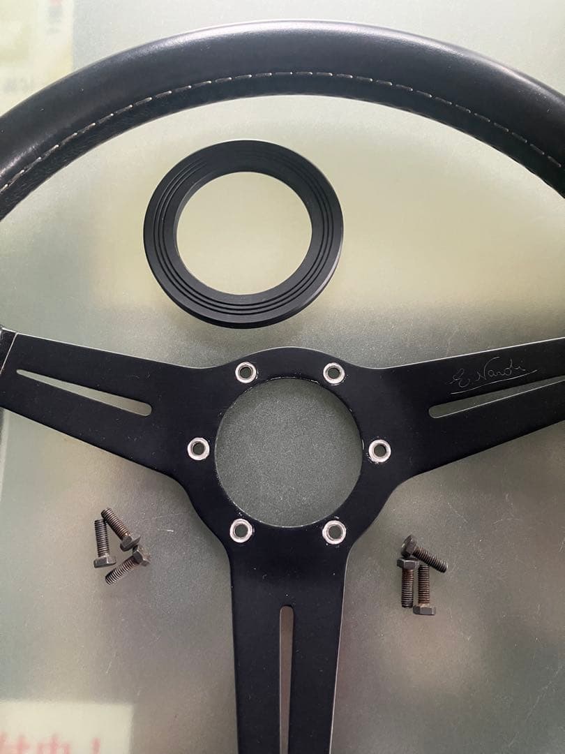 NARDI ナルディ クラシック ブラックレザー＆ブラックスポークビンテージ