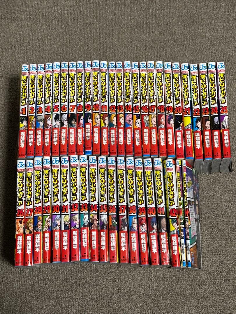僕のヒーローアカデミア 全巻セット 1-42巻 全巻初版 帯付き