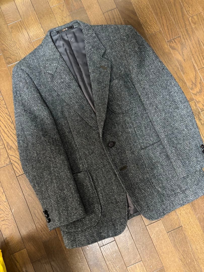 し*ん様 Daks Harris tweed A5ハリツツイードジャケット