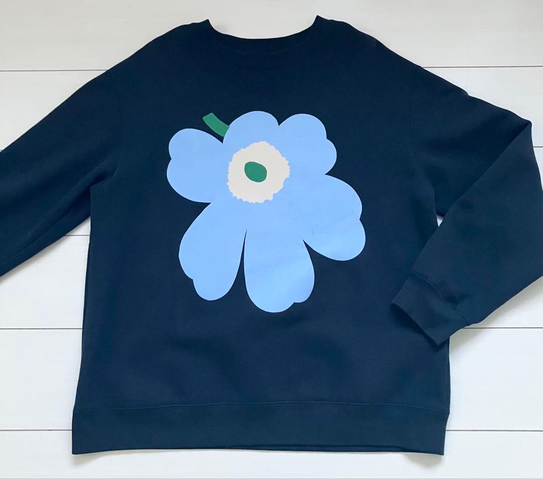 marimekko kioski 裏起毛 uniko柄 スウェット