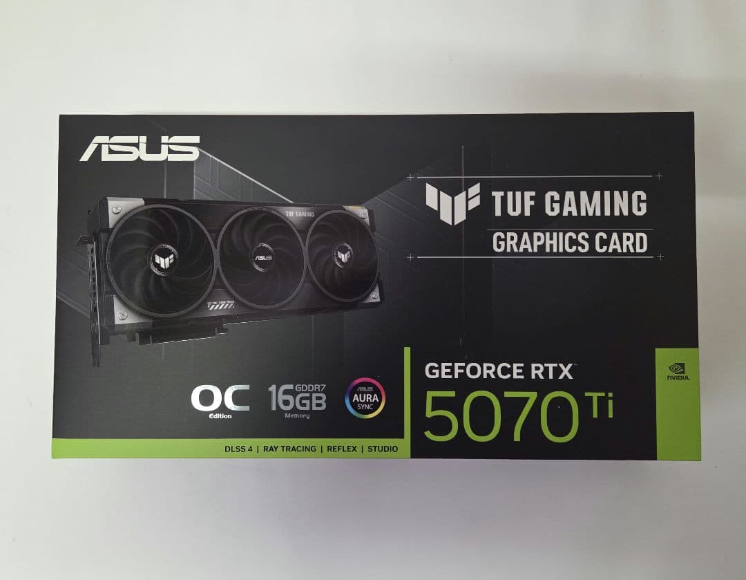 新品　ASUS TUF RTX 5070Ti OC 16GB 国内正規品