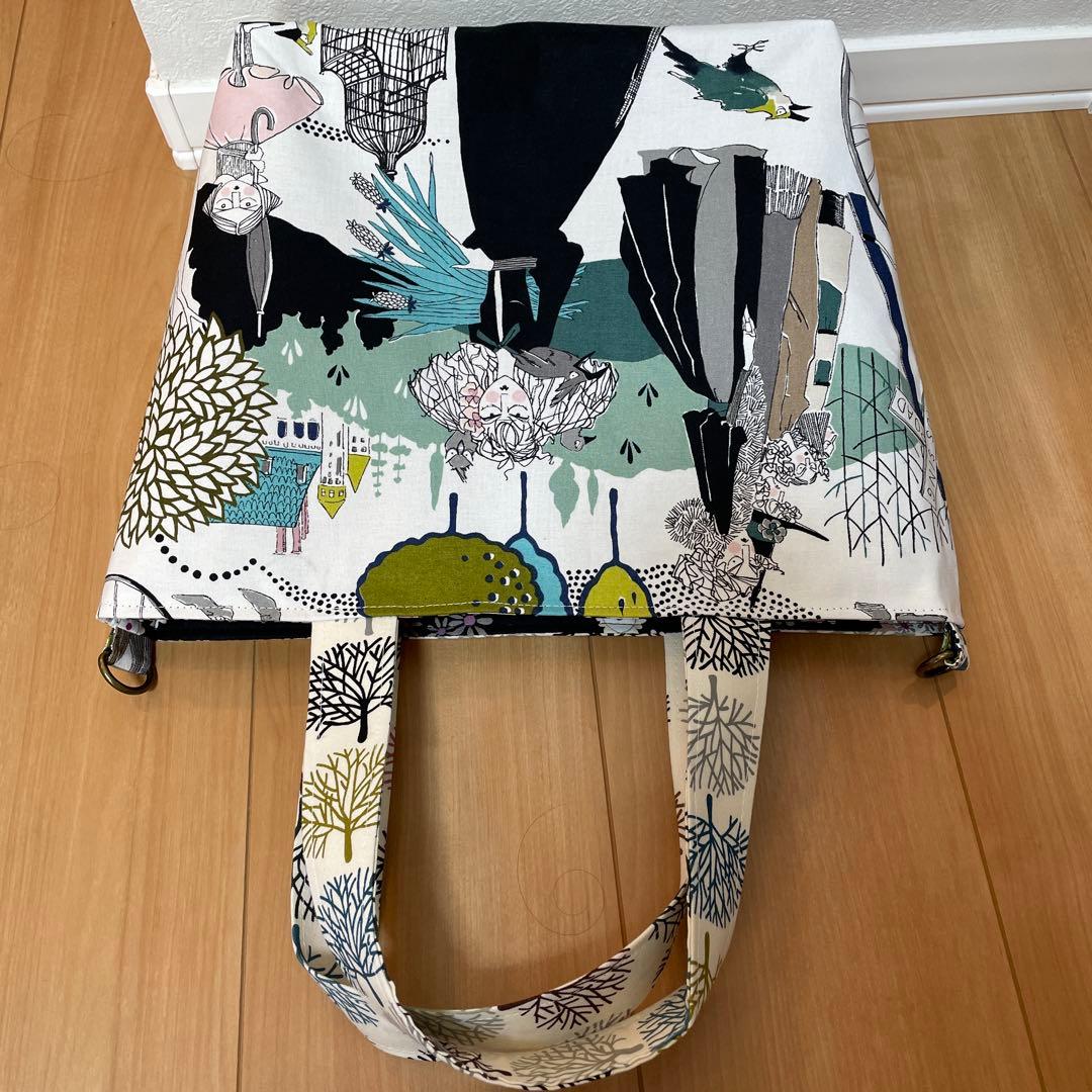 ぽんず☆　長財布　やりくり財布　ハンドメイド　トートバッグ　レア廃盤生地