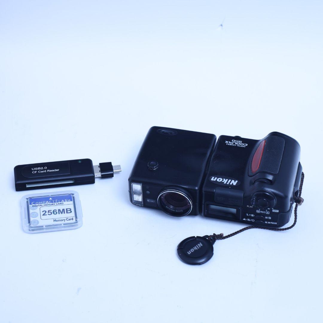 スマホ転送可 Nikon COOLPIX950 CFカード他付き　デジカメ