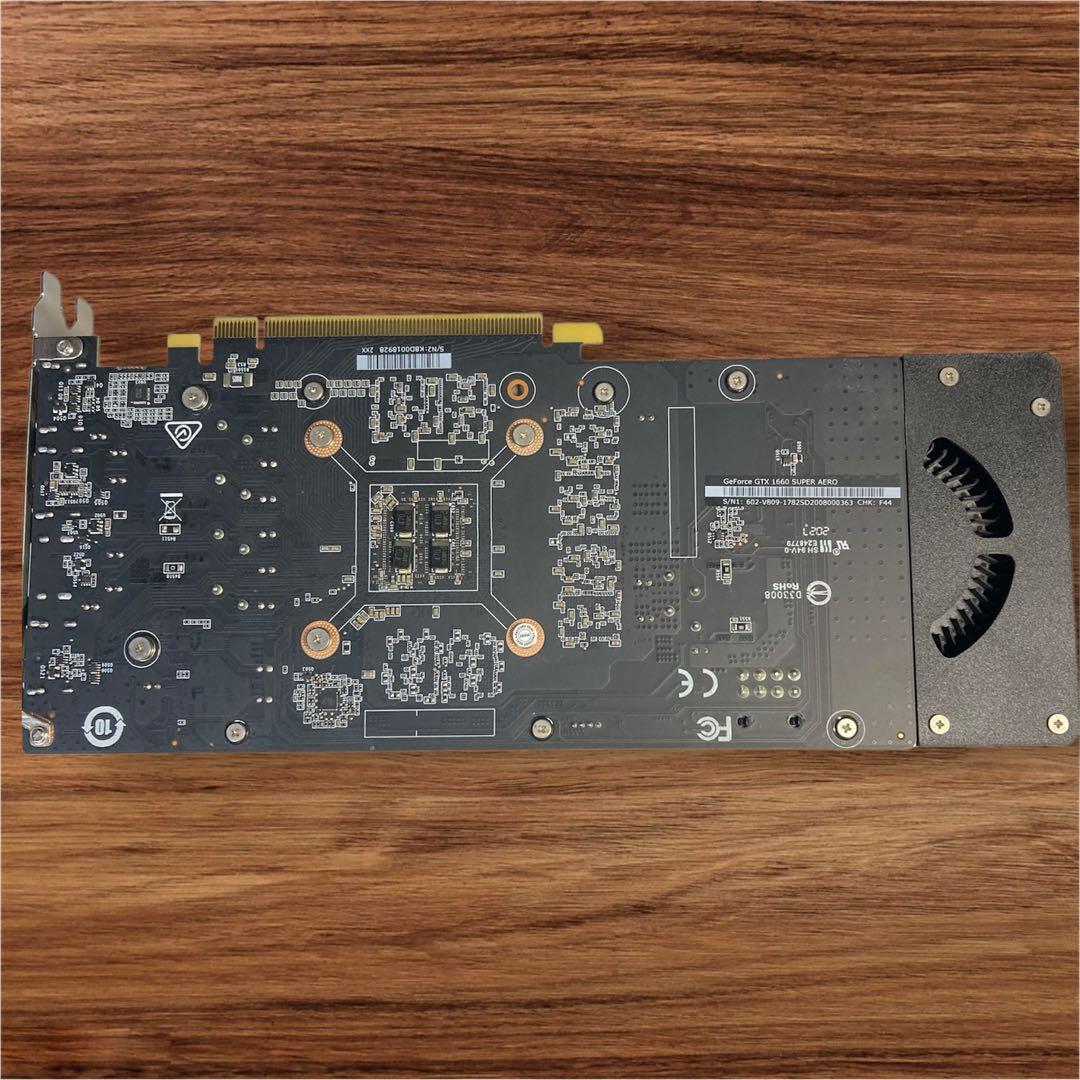 【動作確認済み】MSI GeForce GTX 1660 super aero