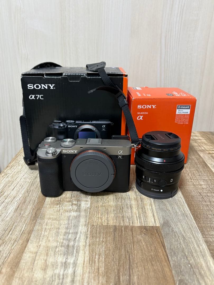 SONY α7C ミラーレスカメラ + FE 35mm F2.5 Gレンズ