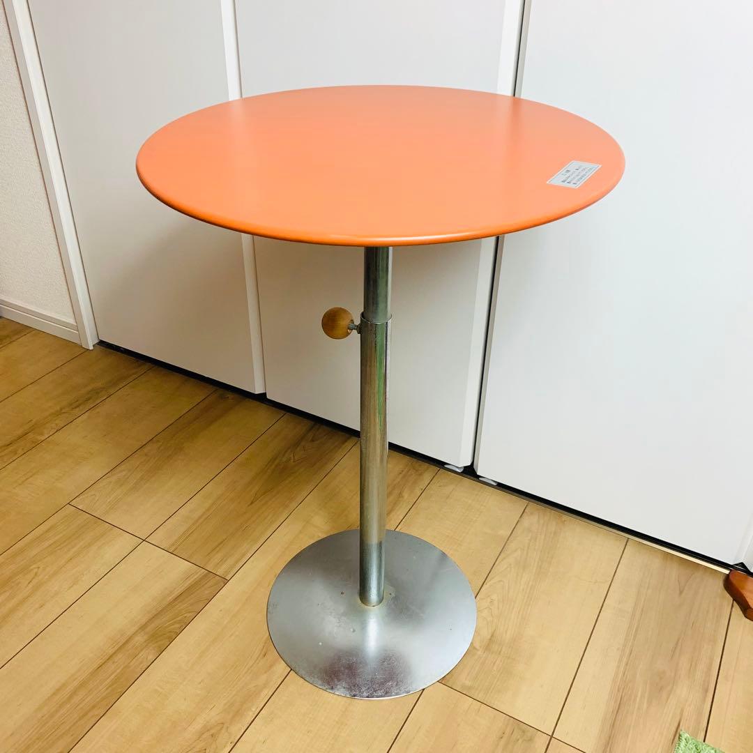 サイドテーブル オレンジ アーティスティック ヴィンテージ レトロ