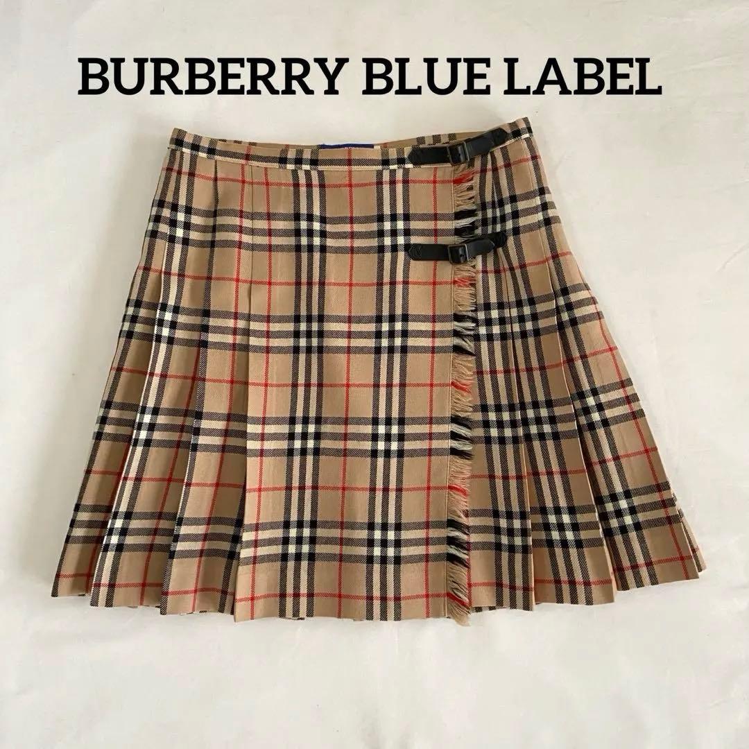 スカート Burberry London Blue label wrap skirt 36