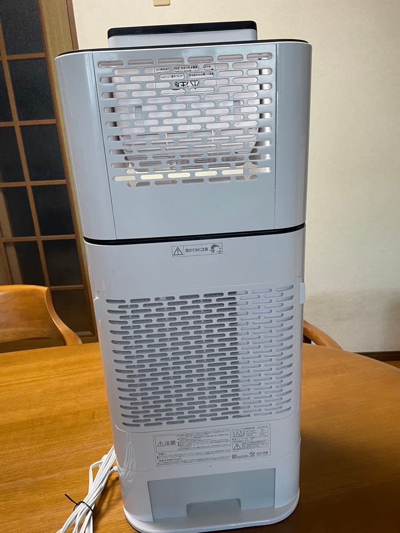 ホワイト サーキュレーター衣類乾燥除湿機