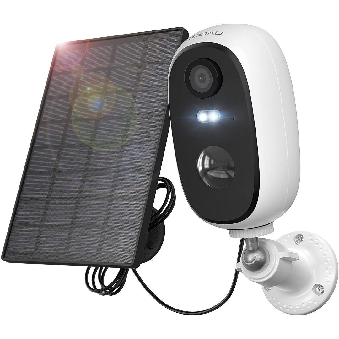 防犯カメラ 300万高画素 太陽光充電