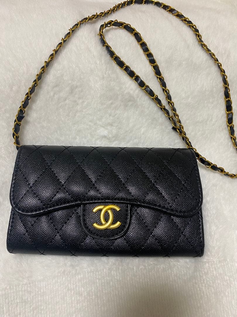 新品　CHANEL ノベルティ　チェーンウォレット　財布　バッグ