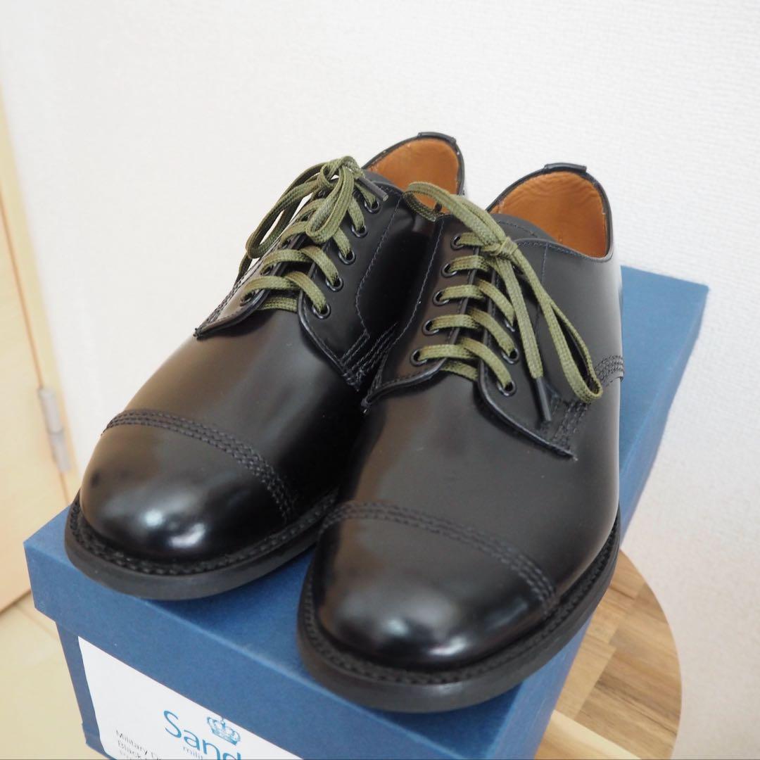 【未使用】sanders MILITARY DERBY SHOE uk5