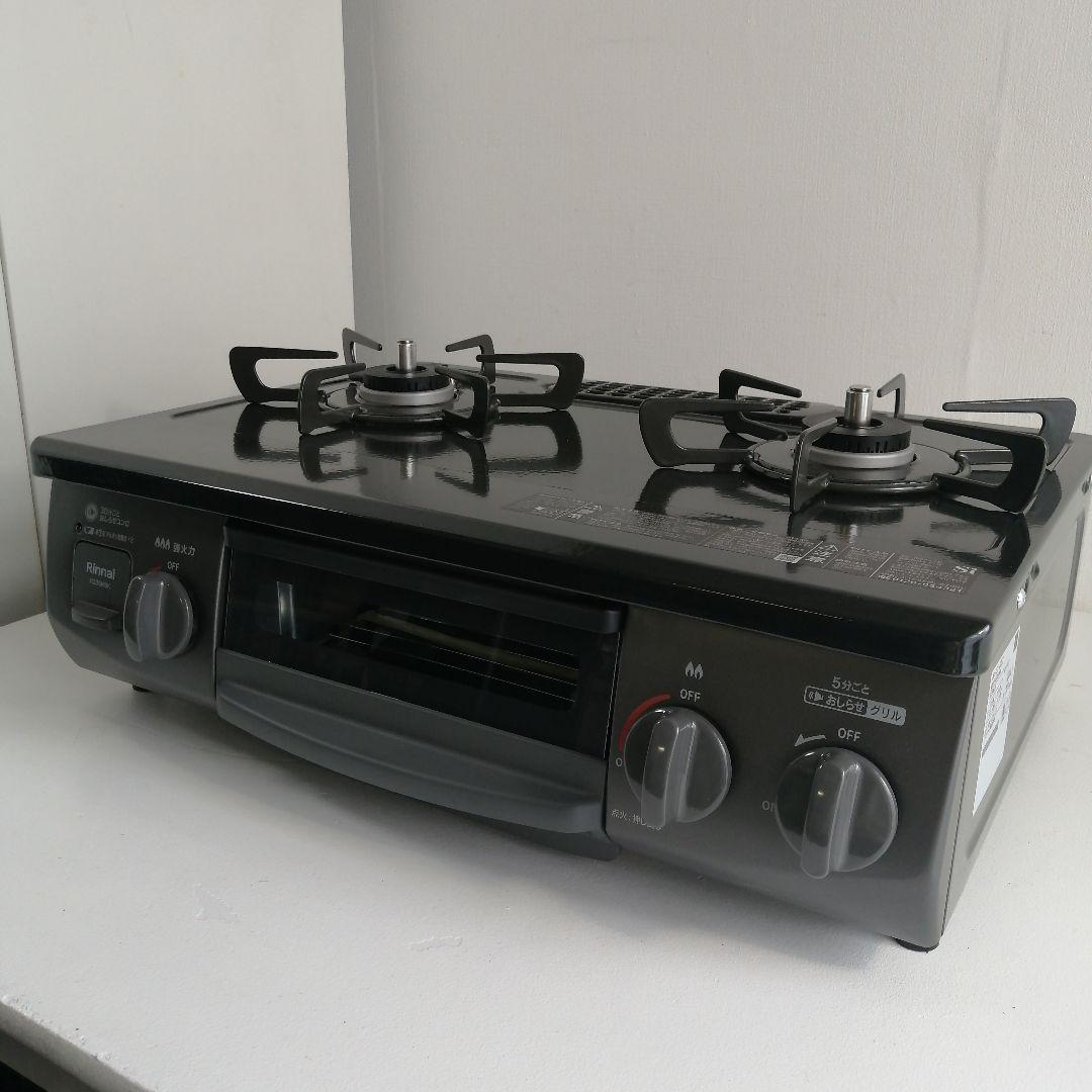 2025年 未使用 リンナイ ガスコンロ 左強火 KG35NBKL 都市ガス